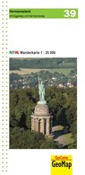 Wanderkarte Nordrhein-Westfalen 39 Hermannsland 1 : 25 000 -  - 9783936184532