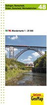 NRW Wanderkarte 48 Solingen, Remscheid, Hilden, Burscheid, Wermelskirchen 1 : 25 000 -  - 9783936184587