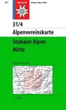 DAV Alpenvereinskarte 31/4 Stubaier Alpen, Mitte 1: 25 000 -  - 9783937530796