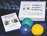 3 Bälle & Jonglier-Anleitung (blau, grün, gelb) -  - 9783940965301