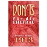 Don'ts für die Ehefrau - Blanche Ebbutt - 9783946120483
