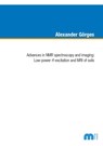 Advances in NMR spectoscopy and imaging - GORGES,  Dr Alexander, Ph.D. - 9783958864146