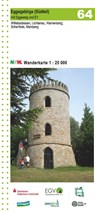 Eggegebirge (Südteil) mit Eggeweg und E1 Blatt 64, topographische Wanderkarte NRW -  - 9783959650373