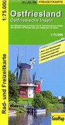 Ostfriesland Ostfriesische Inseln 1:75.000 Rad- und Freizeitkarte -  - 9783959650434