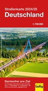 Straßenkarte Deutschland 2024/25 -  - 9783959650465