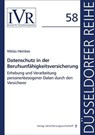 Datenschutz in der Berufsunfähigkeitsversicherung - Niklas Heinkes - 9783963295706
