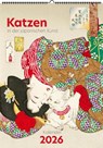 Katzen in der japanischen Kunst. Wandkalender 2026 -  - 9783968491806