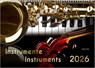 Musikinstrumente, ein Musik-Kalender 2026, DIN A3 -  - 9783969031223
