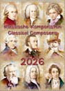 Komponisten-Kalender, ein Musik-Kalender 2026, DIN A3 -  - 9783969031254