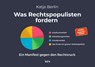 Was Rechtspopulisten fordern - Katja Berlin - 9783969053072