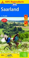 ADFC-Regionalkarte Saarland, 1:75.000, mit Tagestourenvorschlägen, reiß- und wetterfest, E-Bike-geeignet, GPS-Tracks Download -  - 9783969900109
