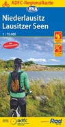 ADFC-Regionalkarte Niederlausitz Lausitzer Seen, 1:75.000, mit Tagestourenvorschlägen, reiß- und wetterfest, E-Bike-geeignet, mit Knotenpunkten, GPS-Tracks Download -  - 9783969900246