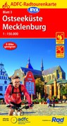 ADFC-Radtourenkarte 3 Ostseeküste Mecklenburg 1:150.000, reiß- und wetterfest, E-Bike geeignet, GPS-Tracks Download -  - 9783969900628