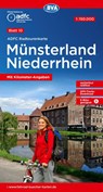 ADFC-Radtourenkarte 10 Münsterland Niederrhein 1:150.000, reiß- und wetterfest, E-Bike geeignet, GPS-Tracks Download, mit Bett+Bike-Symbolen, mit Kilometer-Angaben -  - 9783969901328