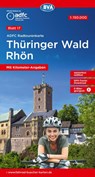 ADFC-Radtourenkarte 17 Thüringer Wald Rhön 1:150.000, reiß- und wetterfest, E-Bike geeignet, GPS-Tracks Download, mit Bett+Bike Symbolen, mit Kilometer-Angaben -  - 9783969901335