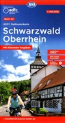 ADFC-Radtourenkarte 24 Schwarzwald Oberrhein 1:150.000, reiß- und wetterfest, E-Bike geeignet, GPS-Tracks Download, mit Bett+Bike Symbolen, mit Kilometer-Angaben -  - 9783969901359