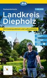 BVA Radwanderkarte Landkreis Diepholz 1:50.000, reiß- und wetterfest, GPS-Tracks Download, E-Bike geeignet, mit Knotenpunktnetz und Lufttankstellen -  - 9783969901830