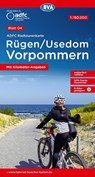 ADFC-Radtourenkarte 4 Rügen/Usedom Vorpommern 1:150.000, reiß- und wetterfest, E-Bike geeignet, GPS-Tracks Download, mit Kilometer-Angaben -  - 9783969902301