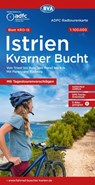 BVA ADFC Radtourenkarte Istrien Kvarner Bucht, mit Tagestourenvorschlägen, 1:100.000 -  - 9783969902530