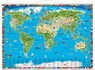 Illustrierte Weltkarte. Erlebniskarte mit Metall-Beleistung -  - 9783981689150