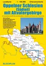 Landkarte Oppelner Schlesien (Südteil) mit Altvatergebirge 1:100.000 -  - 9783982024349