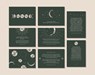 Schönes Postkarten Set "Sei wie der Mond" - Johanna Kramer - 9783985956692
