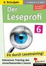 Der Leseprofi - Fit durch Lesetraining / Klasse 6 - Ulrike Stolz ; Lynn-Sven Kohl - 9783988411068