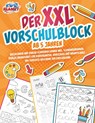 Der XXL-Vorschulblock ab 5 Jahren: Buchstaben und Zahlen schreiben lernen inkl. Schwungübungen. Ideales Übungsheft für Kindergarten, Vorschule und Grundschule - Das perfekte Geschenk zur Einschulung - Julia Sommerfeld - 9783989351103
