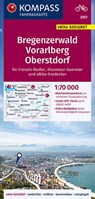 KOMPASS Fahrradkarte 3357 Bregenzerwald, Vorarlberg, Oberstdorf 1:70.000 -  - 9783990448809
