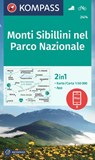 KOMPASS Wanderkarte 2474 Monti Sibillini nel Parco Nazionale 1:50.000 -  - 9783991217329