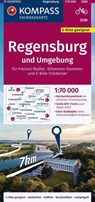 KOMPASS Fahrradkarte 3330 Regensburg und Umgebung 1:70.000 -  - 9783991542018