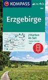 KOMPASS Wanderkarten-Set 866 Erzgebirge (2 Karten) 1:50.000 -  - 9783991542230