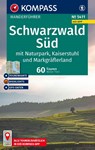 KOMPASS Wanderführer Schwarzwald Süd mit Naturpark, Kaiserstuhl und Markgräflerland, 60 Touren mit Extra-Tourenkarte - Walter Theil - 9783991542735