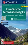 KOMPASS Wanderführer Europäischer Fernwanderweg E5 - Gerhard Stummvoll ; Raphaela Moczynski - 9783991543138