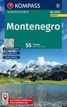 KOMPASS Wanderführer Montenegro, 55 Touren mit Extra-Tourenkarte - Katharina Nemec - 9783991543145