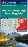 KOMPASS Wanderkarte 5 Wettersteingebirge, Zugspitzgebiet 1:50.000 -  - 9783991543701