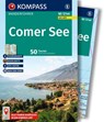 KOMPASS Wanderführer Comer See, 50 Touren mit Extra-Tourenkarte - Franziska Baumann - 9783991543862