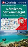 KOMPASS Wanderkarte 18 Nördliches Salzkammergut, Wolfgangsee, Attersee, Traunsee 1:50.000 -  - 9783991544067