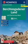 KOMPASS Wanderführer Berchtesgadener Land und Steinernes Meer, 55 Touren mit Extra-Tourenkarte - Walter Theil - 9783991544241