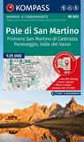 KOMPASS Wanderkarte 653 Pale di San Martino, Primiero San Martino di Castrozza, Paneveggio, Valle del Vanoi 1:25.000 -  - 9783991544562