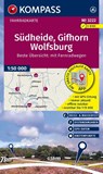 KOMPASS Fahrradkarte 3222 Südheide, Gifhorn, Wolfsburg mit Knotenpunkten 1:50.000 -  - 9783991545781