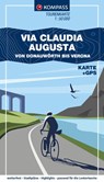 KOMPASS Fahrrad-Tourenkarte Via Claudia Augusta - von Donauwörth bis Verona 1:50.000 -  - 9783991545798