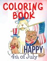 Happy 4th of July Coloring Book.Perfect for Them, the Patriots, the USA Lovers, for Those That Miss Their Beloved Home and Family. Love USA! - Cristie Publishing - 9784793108747