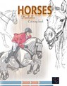 Realistic horses coloring book - Happy Arts Coloring - 9785014496896