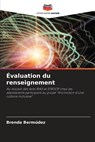Évaluation du renseignement - Brenda Bermúdez - 9786205328453