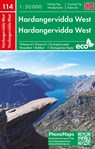 Hardangervidda West, Wander - Radkarte 1 : 50 000 -  - 9788074454356