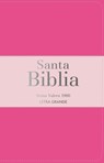 Biblia Rvr 1960 Letra Grande Tamaño Manual Tricolor Rosa Oscuro Rosa Claro Con Cierre E Índice (Bible Rvr 1960 Large Print Handsize Leatherlike Tricol - Reina Valera 1960 - 9788418853357