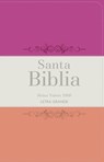 Biblia Rvr 1960 Letra Grande Tamaño Manual Tricolor Fucsia Crema Melón Con Cierre E Índice (Bible Rvr 1960 Large Print Handsize Leatherlike Tricolor F - Reina Valera 1960 - 9788418853364