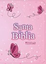 Biblia Rvr 1960 Compacta Símil Piel Juvenil Mariposa Rosada (Bible Rvr 1960 Compact Size Leatherlike Youth Pink Butterfly (Spanish Edition) - Reina Valera 1960 - 9788418853401