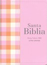 Biblia Rvr 1960 Compacta Símil Piel Cuadros Rosa Claro (Bible Rvr 1960 Compact Size Leatherlike Light Pink Checked Pattern (Spanish Edition) - Reina Valera 1960 - 9788418853470
